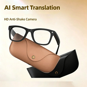 AI Smart Glasses 8MP Camera Real-Time Translation