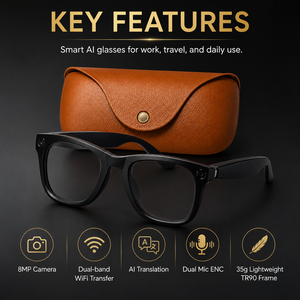 MT5 Ultra AI Smart Glasses with 8MP Camera