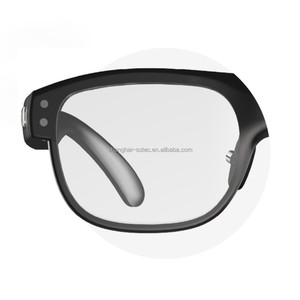 AI Glasses Real-Time Captioning Micro-Led AR Hardware 2500 Nits