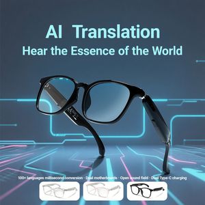 AI Translation Smart Glasses Real-Time 100+ Languages