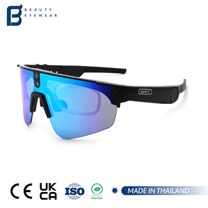 AI Smart Music Capture Listen Wireless Call Manufacturer Sunglasses Durable Cycling Running Custom Logo Outdoor Sports Eyewear