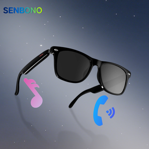 SENBONO E13 Smart Glasses Wireless For Hands-free Call Music Noise Reduction Voice Assistant Outdoor Sports Glasses IPX-6