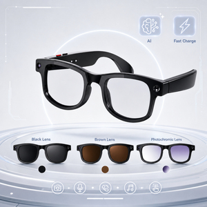 Lightweight Ai Smart Glasses With Camera 8m Magnetic Charge